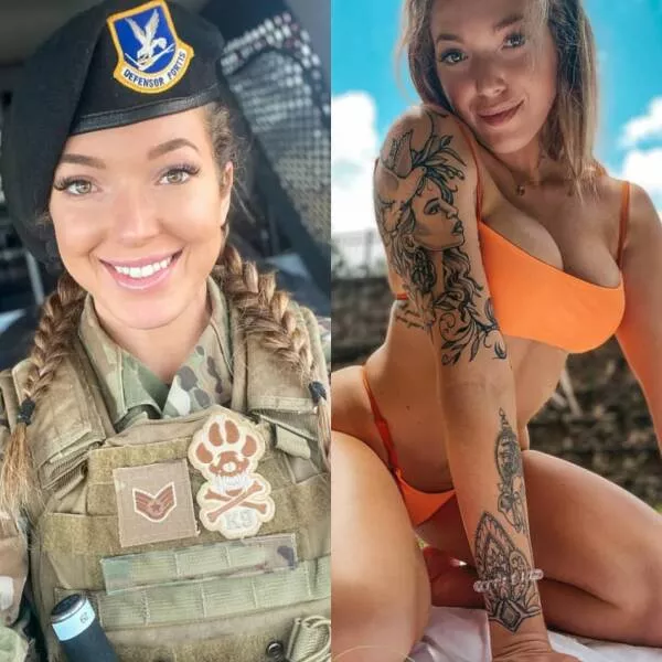 Hot girls with and without their uniforms - #65 