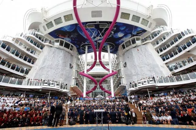 The largest passenger ship in the world is ready to brave the seas