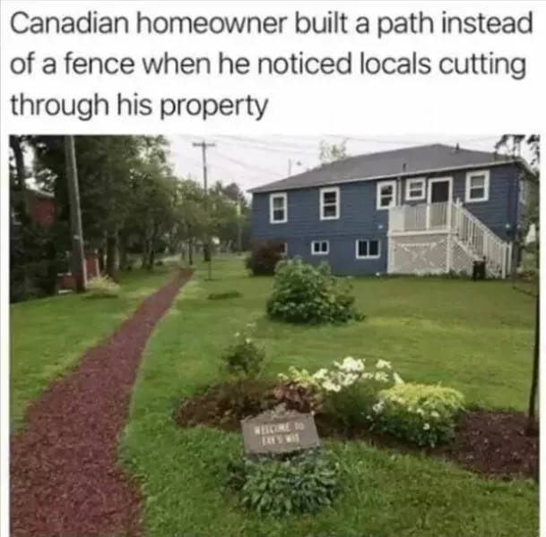It only happens in canada