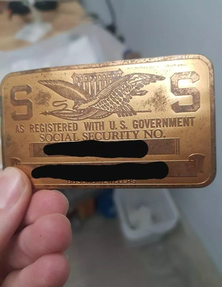 Things you never thought - #11 Metal social security card
