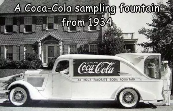 Picdump 759 - #57 Fontaine de coca-cola en 1934
