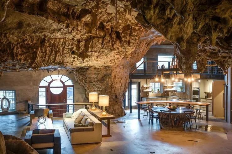 A beautiful house in a cave - #27 