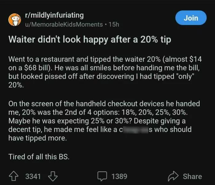 Tipping transformation images advocating an end to gratuity culture - #4 