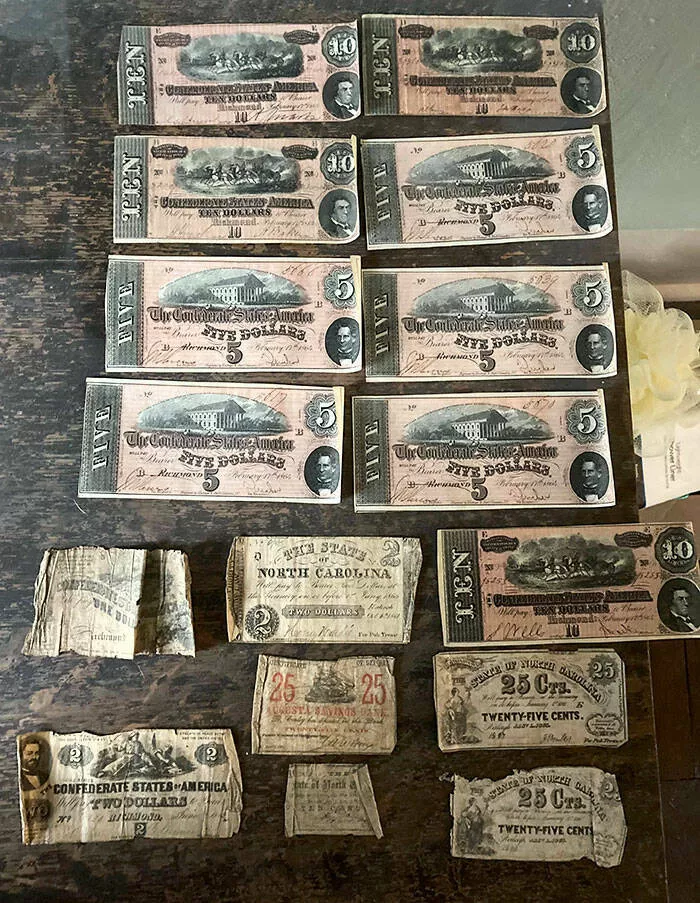 Surprising finds at home unintentional discoveries that stunned residents - #20 In my 1885 house, I discovered these stacked in a secret drawer