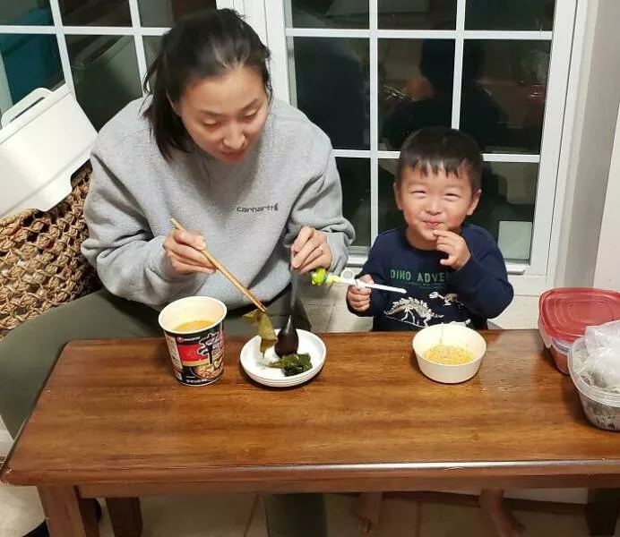 Queens of comedy partners in laughter hilarious girlfriends and wives - #9 My Wife Doesn't Want Me Snacking Late at Night, But Here Are These Two Goons Caught Red-Handed Eating My Noodles Behind My Back