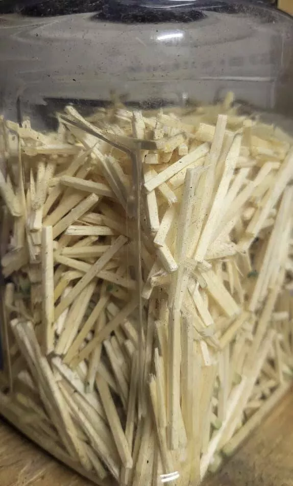 Forbidden indulgences tempting visual delights - #14 This tub of matchsticks is not those yummy shoestring potato sticks that were big in the '90s: