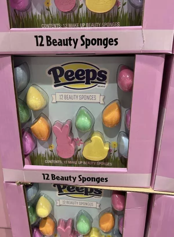 Forbidden indulgences tempting visual delights - #4 Peeps has no business making their marshmallow treats resemble makeup sponges: