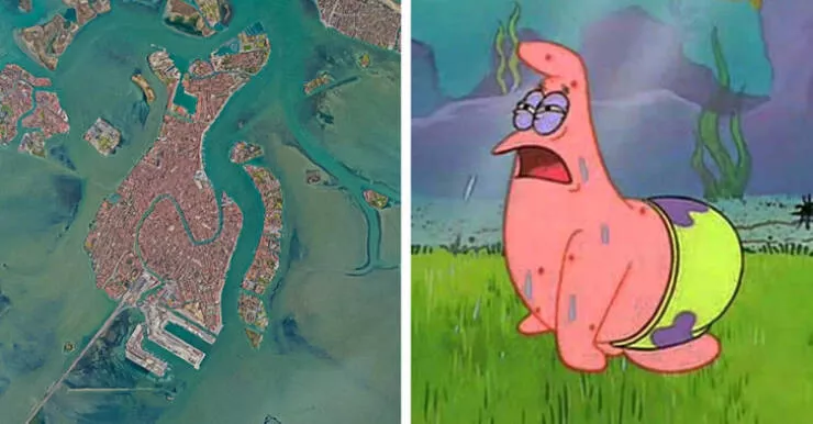 Coincidences incroyables au del de la croyance et indniablement vraies - #1 Pourquoi Venise ressemble à Patrick ?
