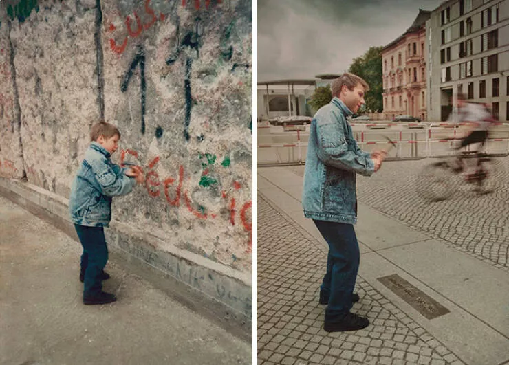 Recreating memories stunning results in echoes of the past - #1 Christoph, 1990-2011, Berlin