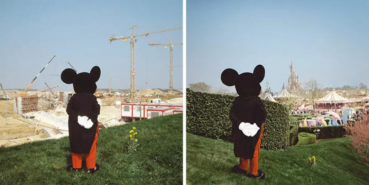 Recreating memories stunning results in echoes of the past - #17 Mickey Mouse, 1989-2012, Disneyland Paris