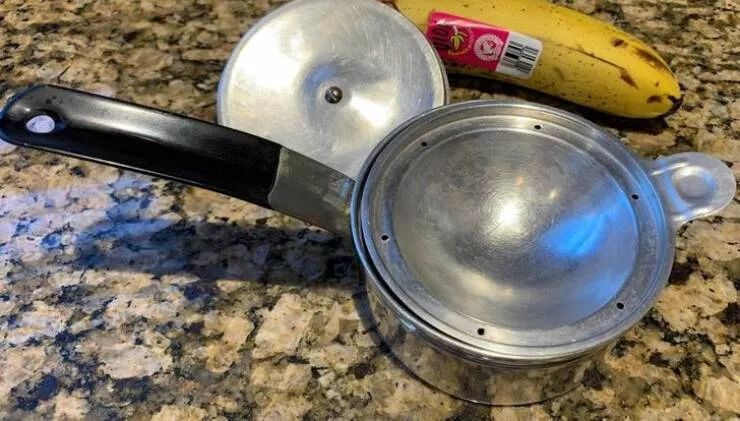 Revealing mysteries unveiling the secrets of enigmatic objects - #5 What is this tiny saucepan thing my husband inherited? It has a removable thing with holes around the edges.