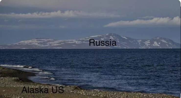 Fascination dvoile captures captivantes dans une galerie de photos vraiment envotantes - #18 Voici à quelle distance la Russie se trouve de l'Alaska :