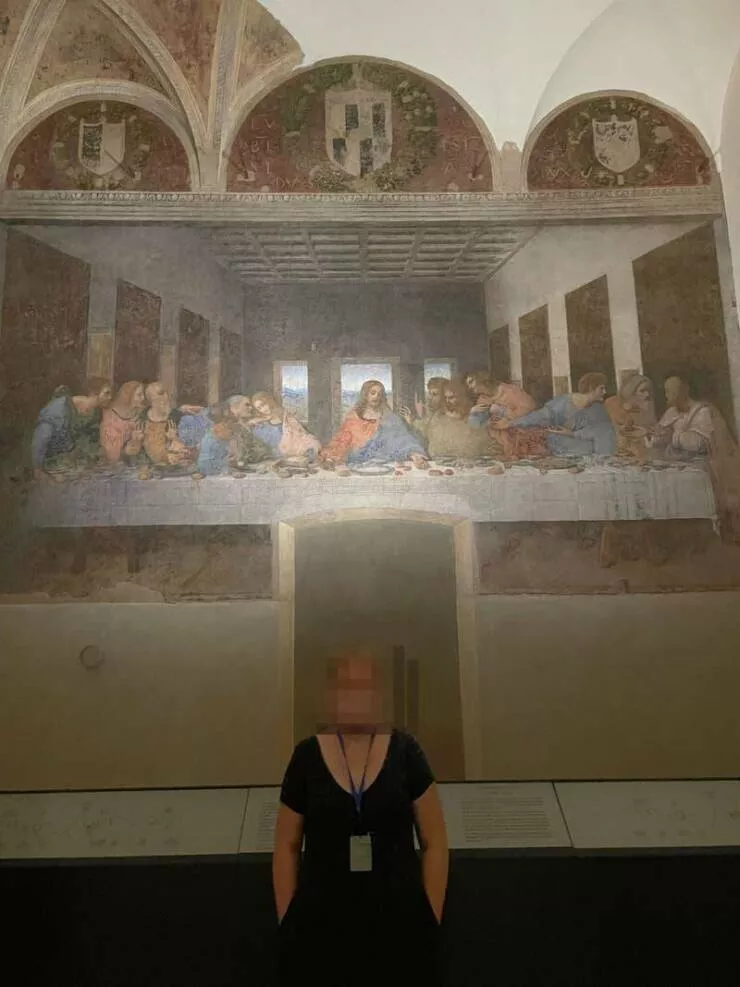 Fascination unleashed captivating captures in a gallery of truly mesmerizing photos - #20 Da Vinci's The Last Supper happens to be quite expansive: