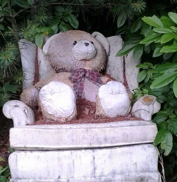 Cauchemars veills des photos qui hantent vos nuits - #6 Suis tombé sur cet ours effrayant au milieu de la forêt.