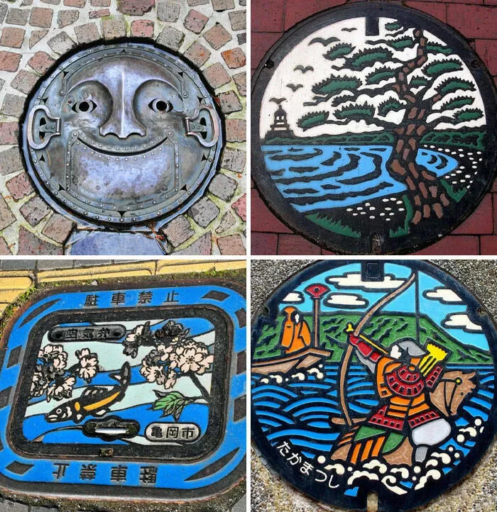 Japan unveiled exploring the uniqueness of a fascinating country - #11 Manhole Covers In Japan