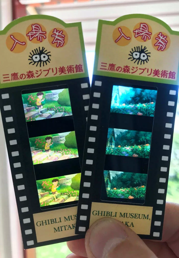 Japan unveiled exploring the uniqueness of a fascinating country - #20 These Movie Tickets From The Ghibli Museum Are Frames From Different Ghibli Movies