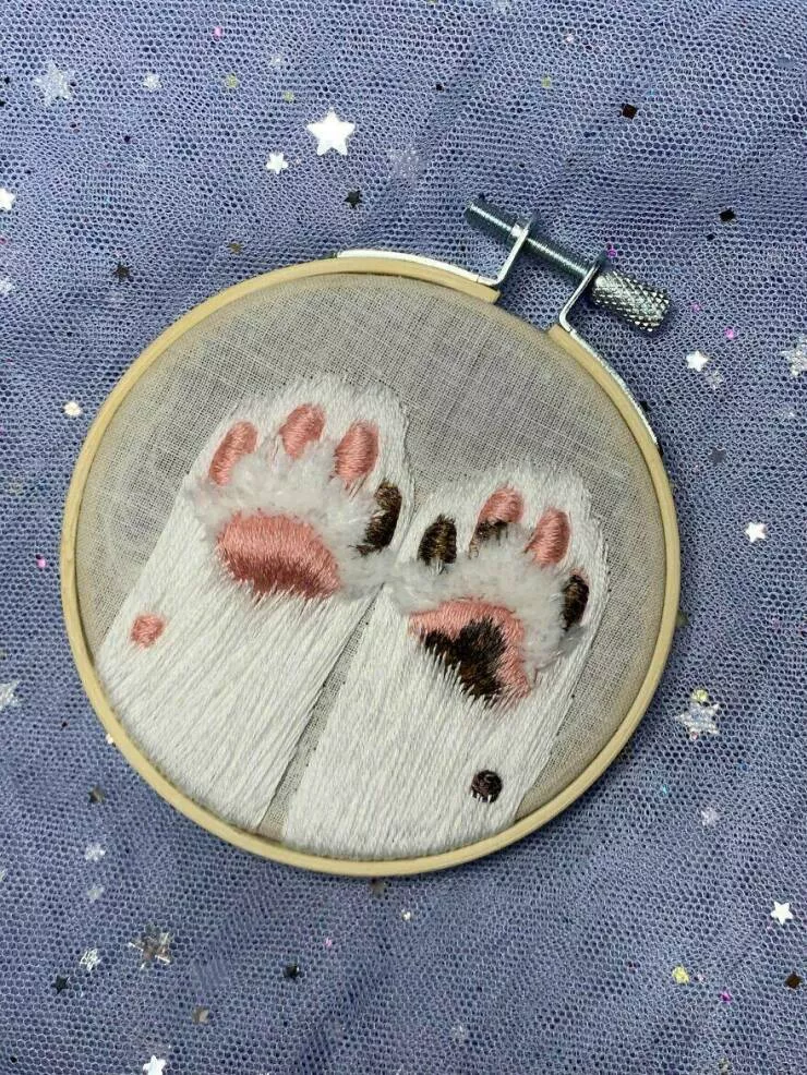 Crafty creations unveiling diy delights that steal the spotlight - #18 Been Busy Embroidering These Custom Toebeans