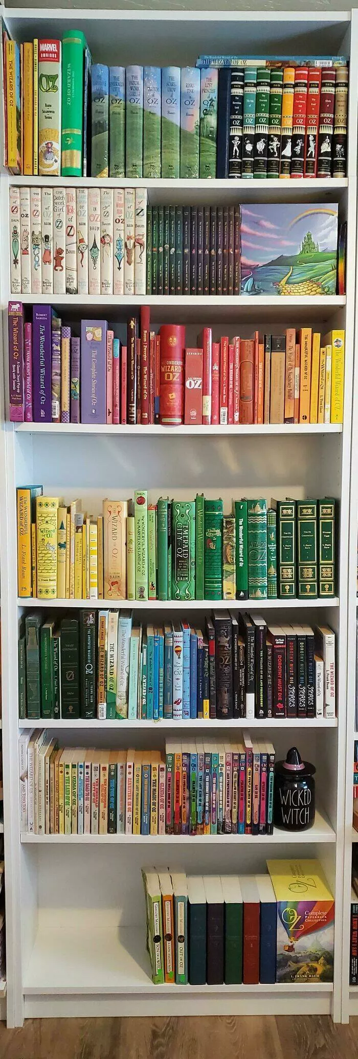 Quirky chronicles the evolution of unexpected obsessions into serious collections - #14 Wizard of Oz book collection.