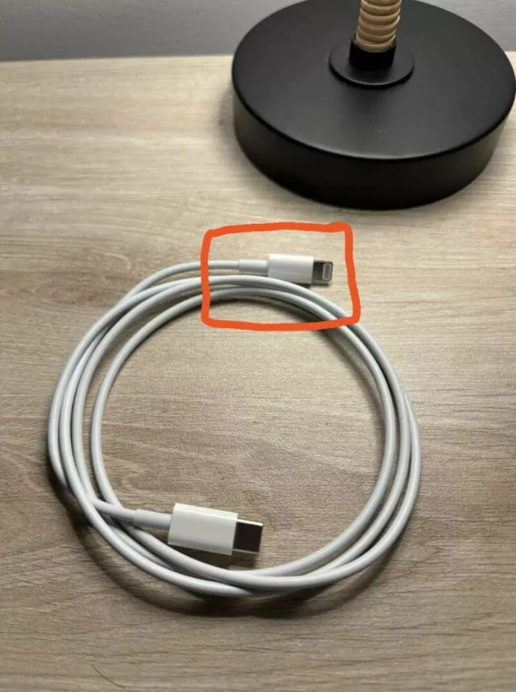 Workplace whimsies unveiling the comedy of errors in ridiculous office mishaps - #16 This employee who sent the wrong cable, after two weeks of waiting, to this customer who has an iPhone 15: