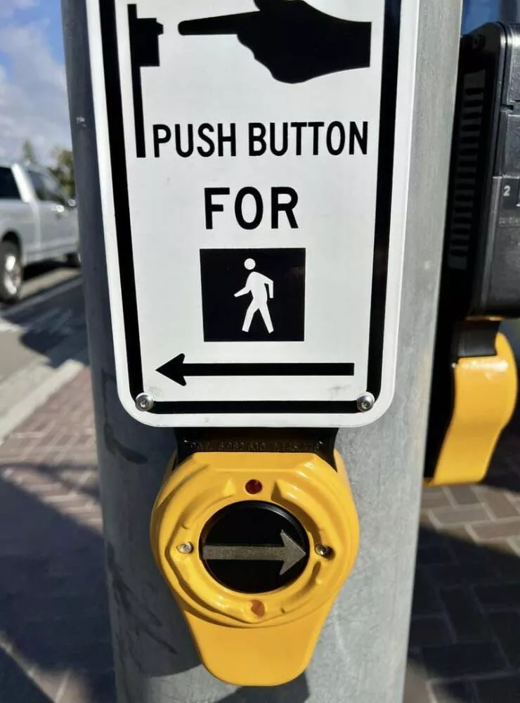 Workplace whimsies unveiling the comedy of errors in ridiculous office mishaps - #8 Whoever installed this confusing crosswalk: