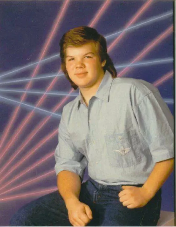 Nostalgic charm exploring the allure of vintage vibes - #14 Proudly presenting my senior picture from the class of '90