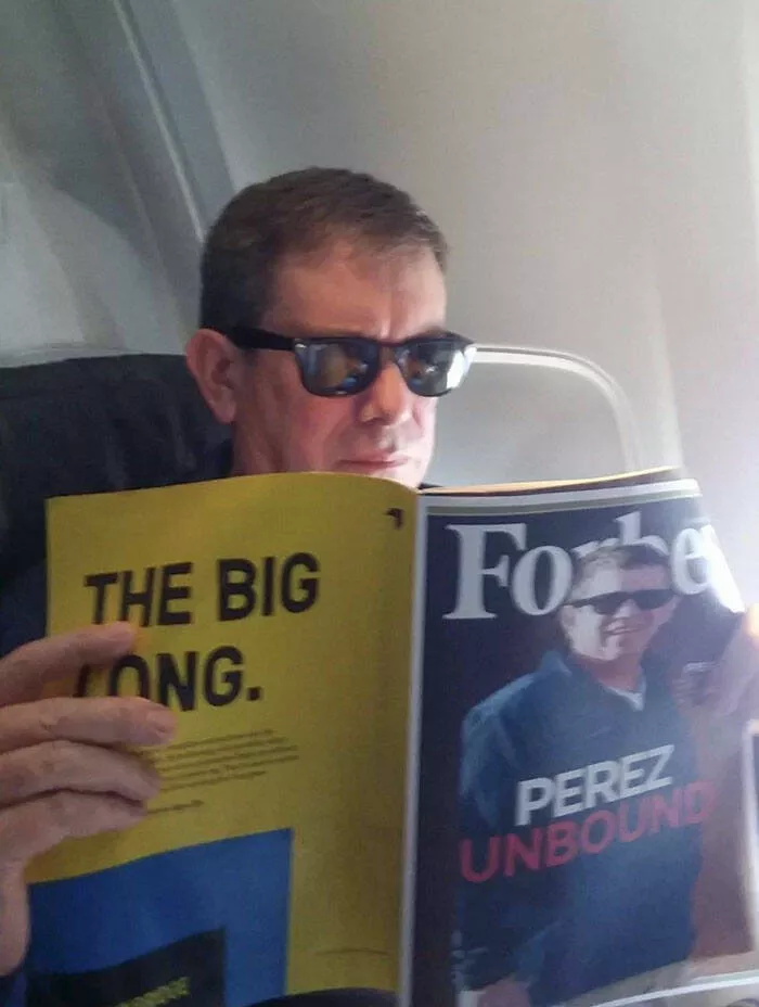 Laughing lessons teachers who mastered humor and lifted spirits - #15 My High School Government Teacher Put Himself On A Cover Of Forbes And Read It On A Plane While He Sat In First Class For The First Time In His Life