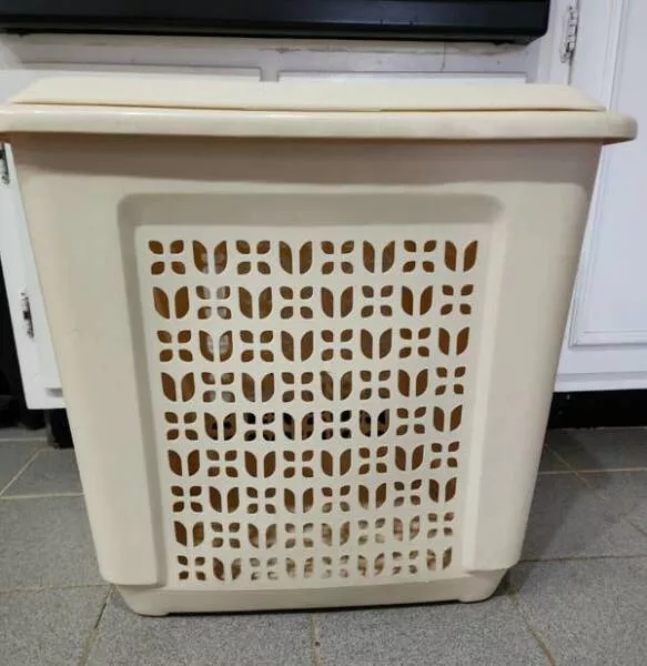 Rediscovering 90s nostalgia treasures from every millennials childhood home - #13 Rubbermaid plastic laundry hampers with ventilation holes, known for their durability