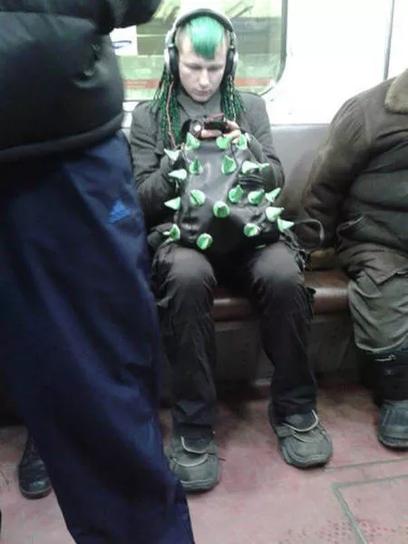 The strangest people in the subway - #1 