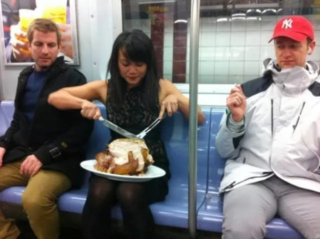 The strangest people in the subway