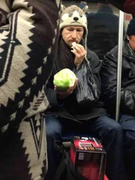 The strangest people in the subway - #16 