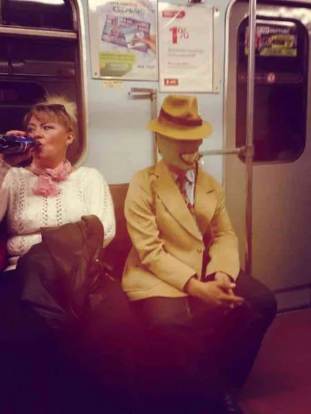 The strangest people in the subway - #18 