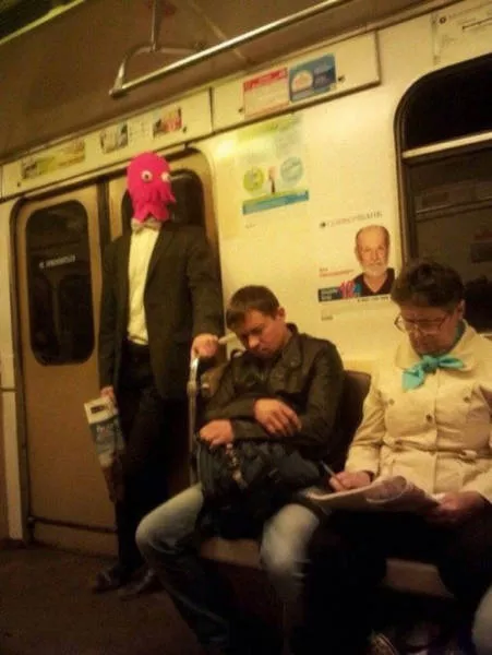 The strangest people in the subway