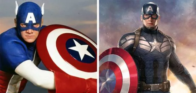 Check how our superhero look has changed until now
