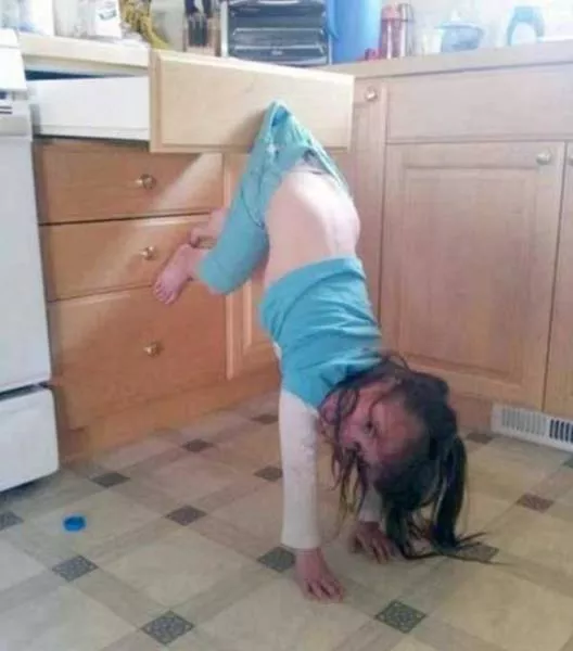 40 kids get stuck in some strangest places