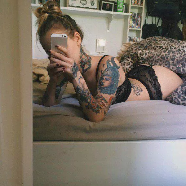 Sexy girls with hot tattoos - #12 