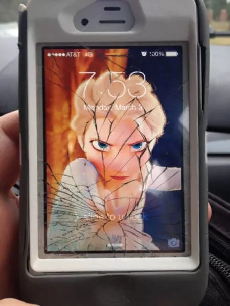 How make your cracked phone screen look cool - #1 