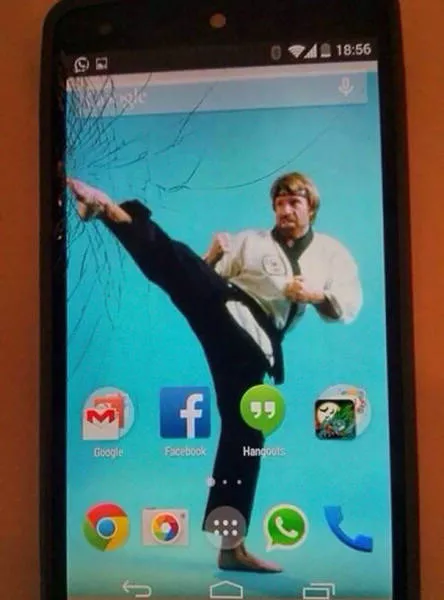 How make your cracked phone screen look cool - #10 