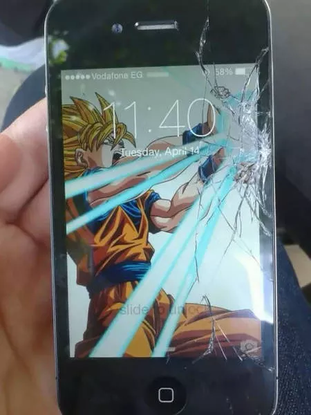 How make your cracked phone screen look cool - #12 