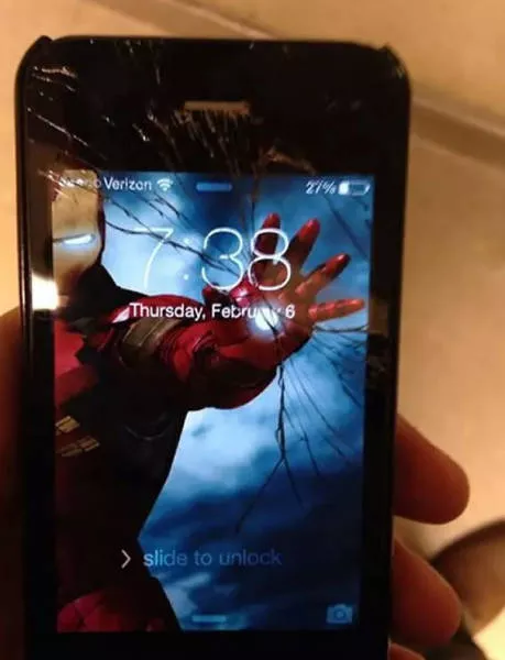 How make your cracked phone screen look cool