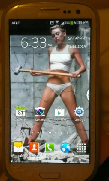 How make your cracked phone screen look cool - #3 