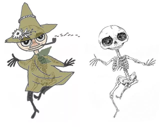 Discover the skeletons of our heroes childhood 
