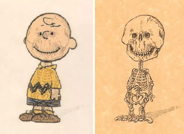 Decouvrez les squelettes des hros de notre enfance - #7 