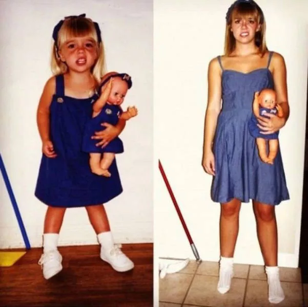 22 of the most hilarious recreated childhood photos  - #10 