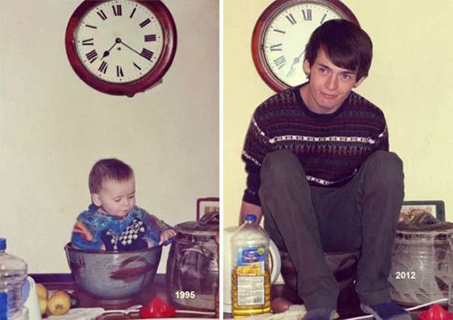 22 of the most hilarious recreated childhood photos  - #11 