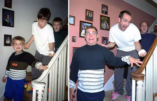 22 of the most hilarious recreated childhood photos  - #14 