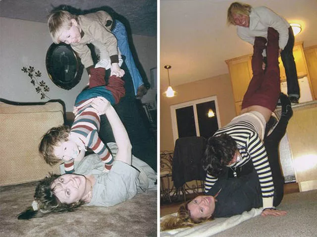 22 of the most hilarious recreated childhood photos  - #18 