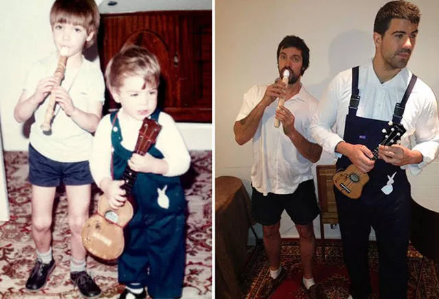 22 of the most hilarious recreated childhood photos  - #6 