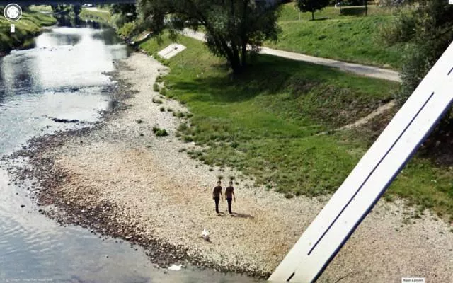 The best moments taken by google street view - #6 