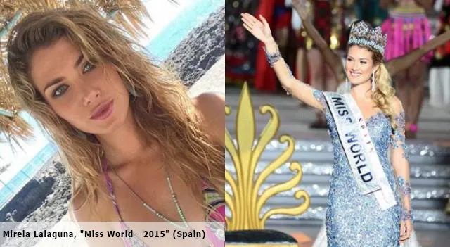 Miss world on stage vs in real life