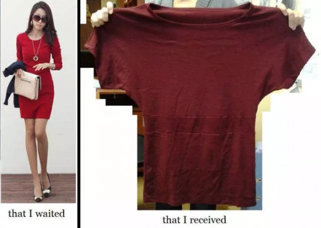 Shopping online can ruin all your expectations